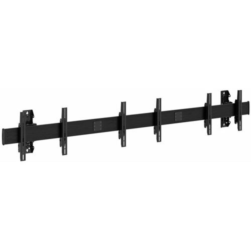 Chief LWM3X1UM Fusion Large 3X1 Menu Board Wall Mount for Displays 40 to 55 inch, Black