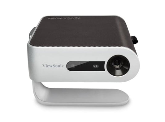 ViewSonic M1+ portable smart LED projector front angle view