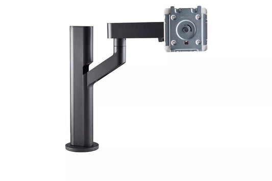 LG Ergo Stand Desk Mount Adjustable Monitor Arm Full Motion White Mounting Plate - EG800BW