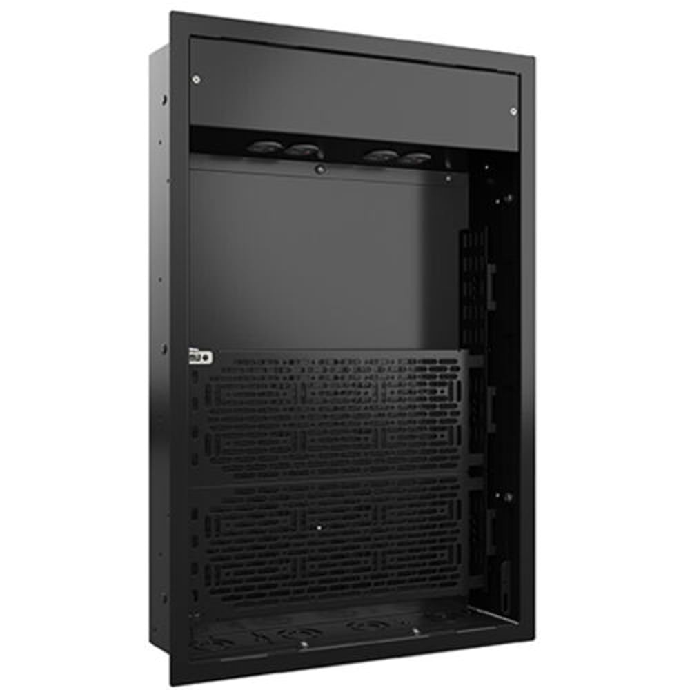 Chief PAC527LFBP4 Proximity Extra-Large In-Wall Storage Box With 4-Receptacles And Lever