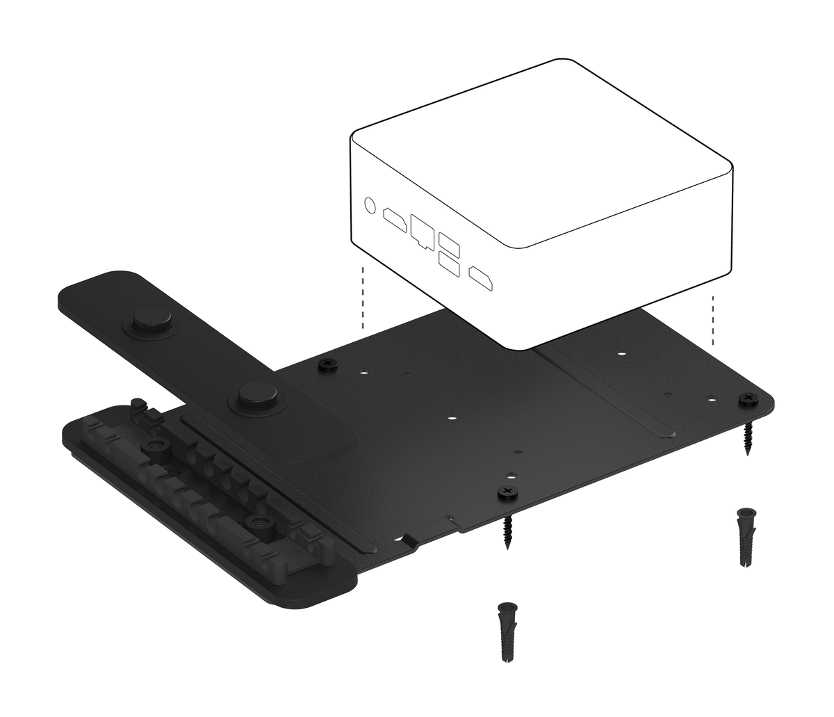 Logitech PC Mount for small form factor computer