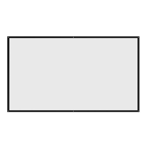 VSYS PEGA120 economy fixed frame projection screen front view