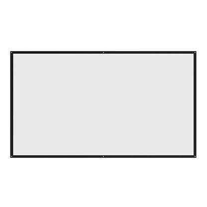 VSYS PEGA120 economy fixed frame projection screen front view