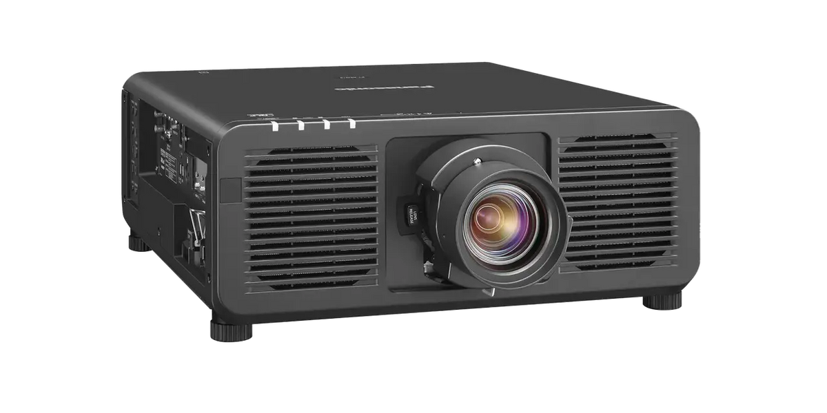 Panasonic PT-REQ80LBU: 8,000 Lumen 4K Laser DLP Projector (Lens Sold Separately), White