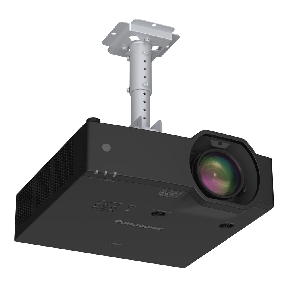 Panasonic PT-VMZ6STBU7: 6,200 Lumen WUXGA Laser LCD Projector with Short Throw Lens, Black, view 3