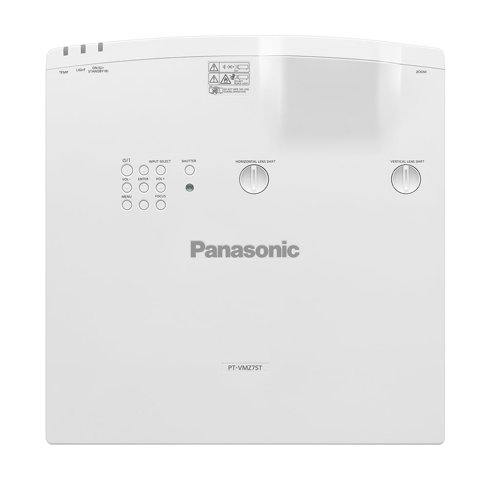 Panasonic PT-VMZ6STU7: 6,200 Lumen WUXGA Laser LCD Projector with Short Throw Lens, view 4