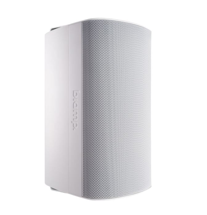Biamp Desono EX-S10SUB-UB-W 10 Inch Surface Mount Indoor/Outdoor Subwoofer with U-Bracket, White