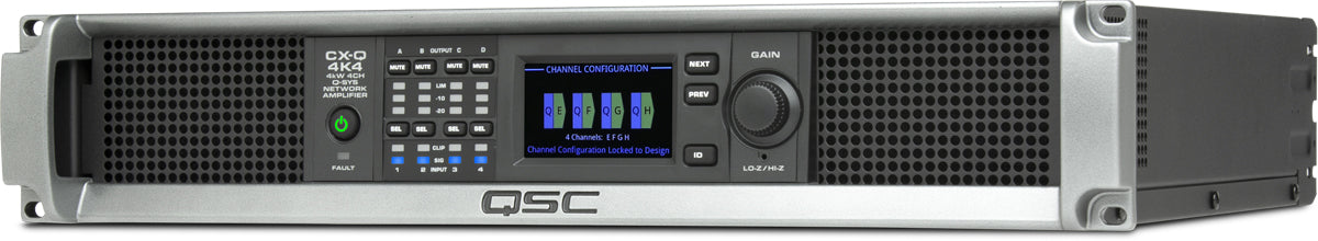 Q-SYS CX-Q 4K4: Four-channel Network Amplifier, view 3