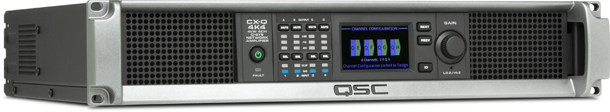 Q-SYS CX-Q 4K4: Four-channel Network Amplifier, view 4