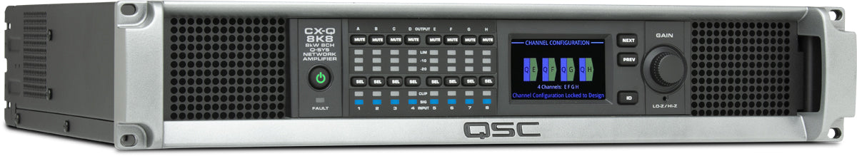 Q-SYS CX-Q 8K8: Eight-channel Network Amplifier, view 5