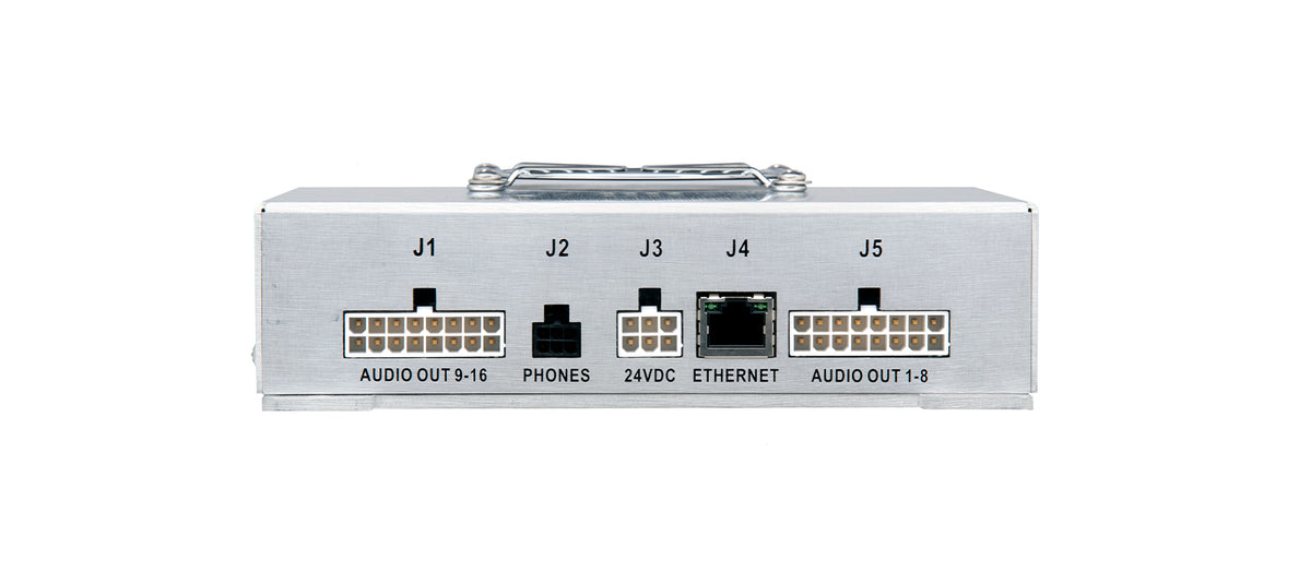 Q-SYS DTH1620: 16-Channel Dante Network Amplifier Themed Entertainment