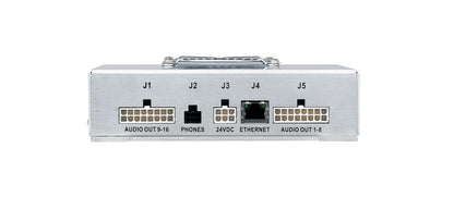 Q-SYS DTH1620: 16-Channel Dante Network Amplifier Themed Entertainment
