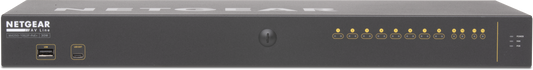 Q-SYS NS10-125+: 10-port Q-SYS switch, 8x PoE+, 125 W
