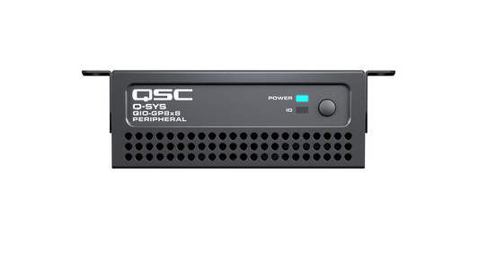 Q-SYS QIO-GP8x8: Network I/O Expander