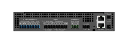 Q-SYS QIO-FLEX4A: Modular Network I/O Expander for Q-SYS, view 2