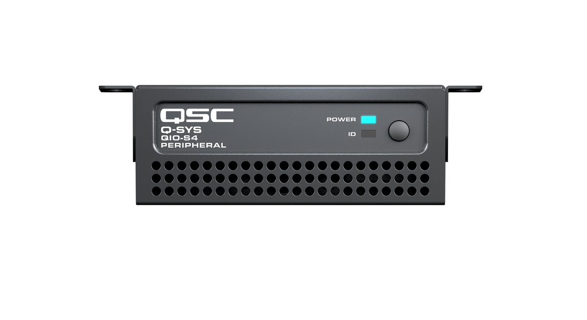 Q-SYS QIO-S4: Four-Port Serial I/O Control Expander for Q-SYS
