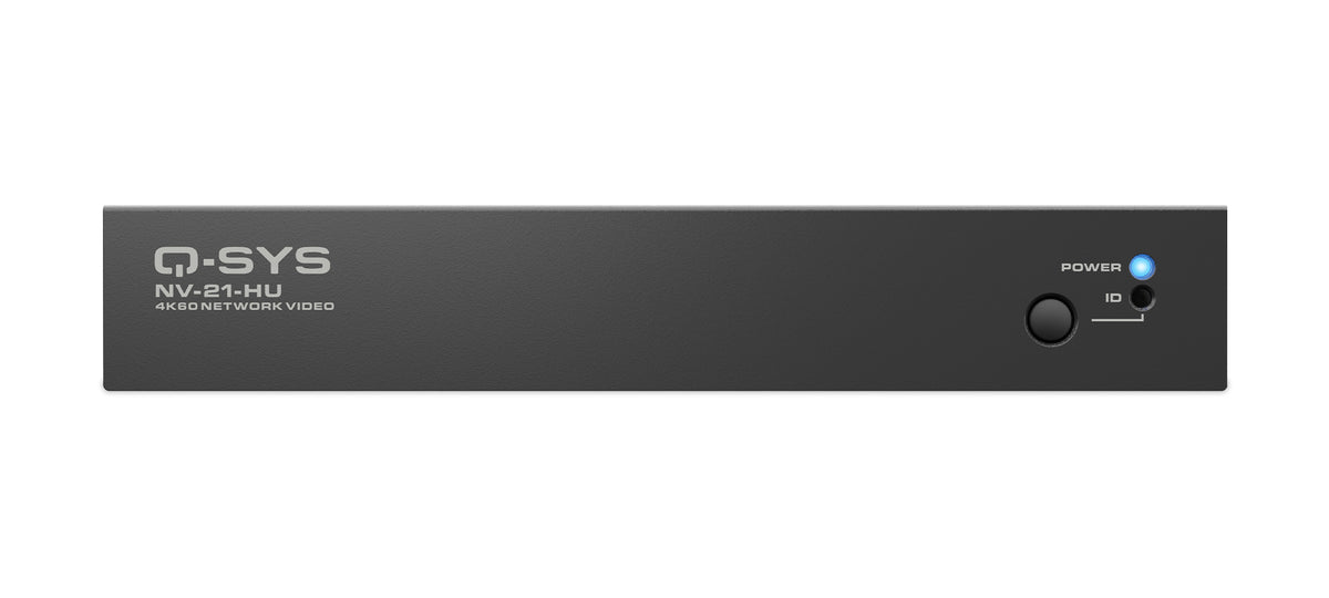 Q-SYS NV-21-HU: 4K60 4:4:4 Network Video Endpoint for Q-SYS Ecosystem, view 2