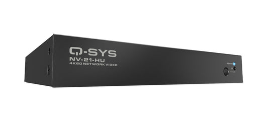 Q-SYS NV-21-HU: 4K60 4:4:4 Network Video Endpoint for Q-SYS Ecosystem