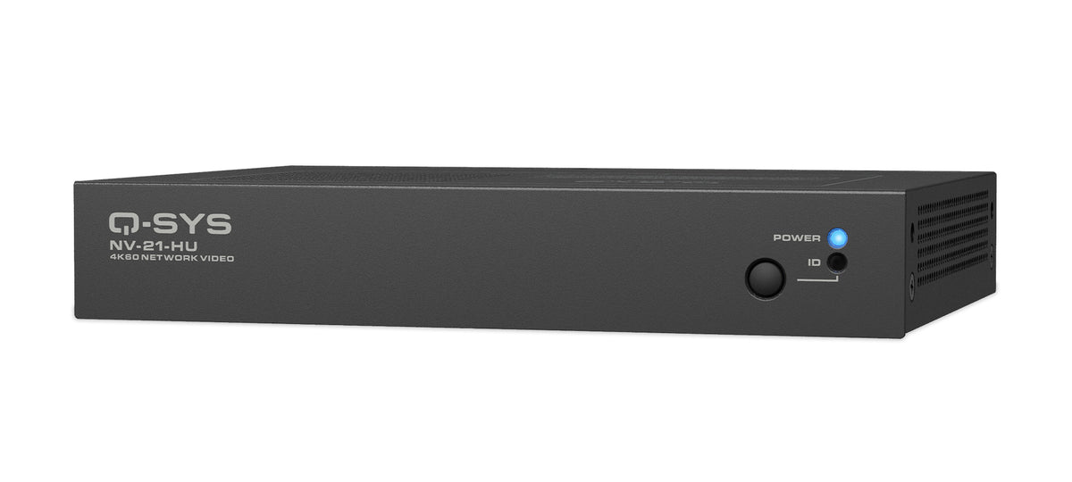 Q-SYS NV-21-HU: 4K60 4:4:4 Network Video Endpoint for Q-SYS Ecosystem, view 4