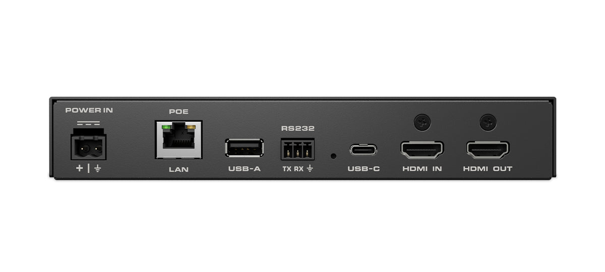 Q-SYS NV-21-HU: 4K60 4:4:4 Network Video Endpoint for Q-SYS Ecosystem, view 3