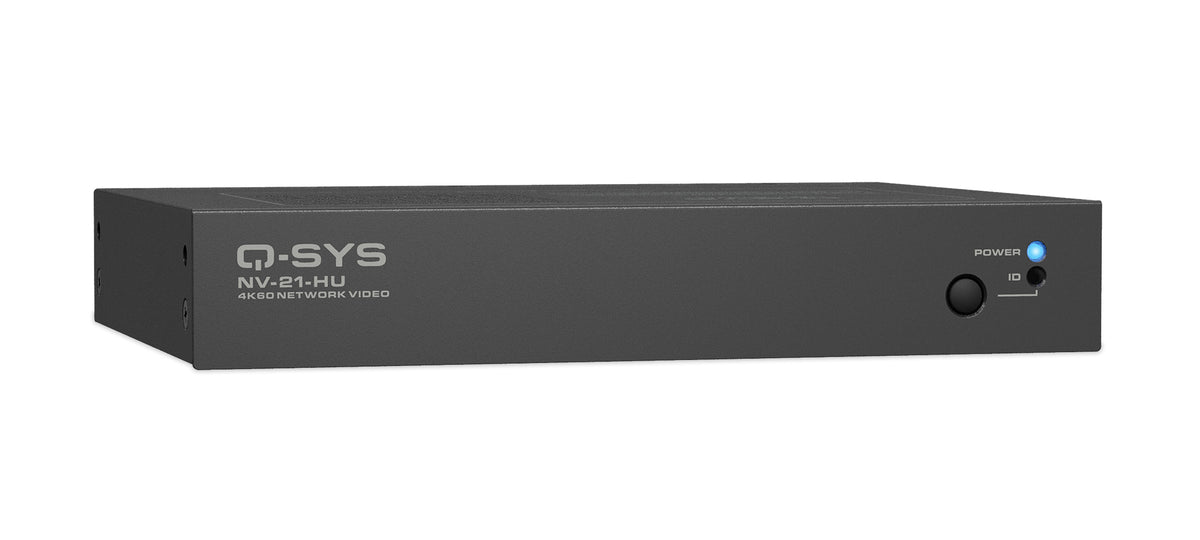 Q-SYS NV-21-HU: 4K60 4:4:4 Network Video Endpoint for Q-SYS Ecosystem, view 5