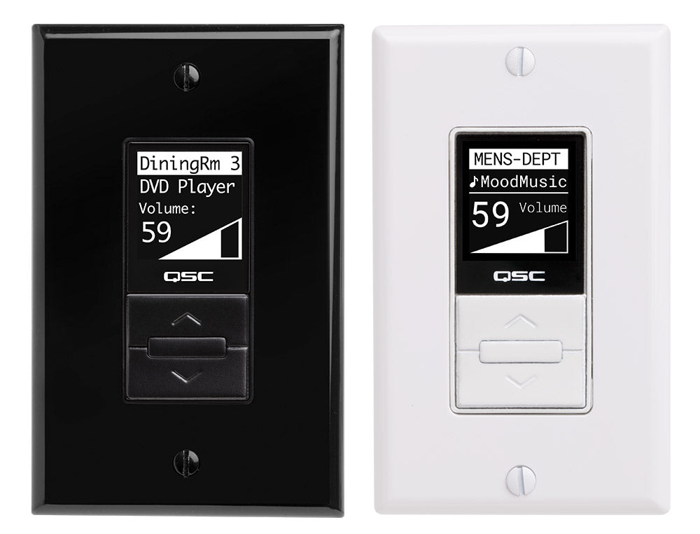 Q-SYS MP-MFC: Decora Style Zone Controller for MP-M Mixers, White