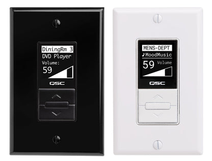 Q-SYS MP-MFC: Decora Style Zone Controller for MP-M Mixers, White