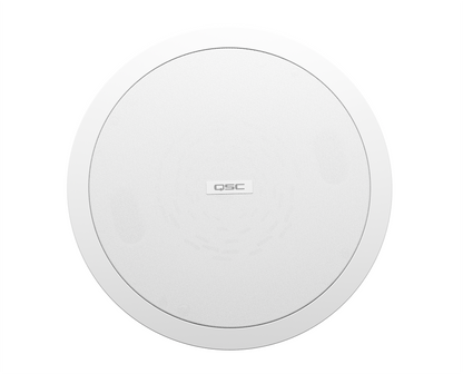 Q-SYS AD-C6T-HP: AcousticDesign 6.5 inch Two-Way Ceiling Speaker For Install, High Power, 120 degree conical