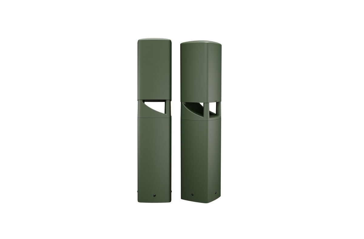 Q-SYS AD-DWL.180: AD-DWL 5.25 inch Landscape Loudspeaker Bollard Outdoor Speaker, 180 degree