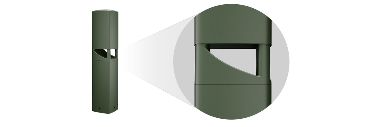 Q-SYS AD-DWL.180: AD-DWL 5.25 inch Landscape Loudspeaker Bollard Outdoor Speaker, 180 degree, view 2