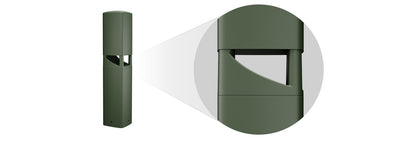 Q-SYS AD-DWL.180: AD-DWL 5.25 inch Landscape Loudspeaker Bollard Outdoor Speaker, 180 degree, view 2