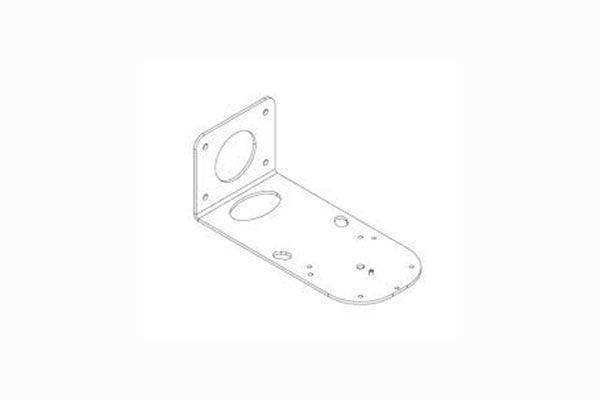 Q-SYS PTZ-WMB1: Wall mount for NC PTZ cameras, view 3