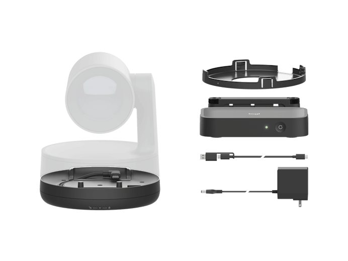 Logitech Rally Camera Extension Kit components