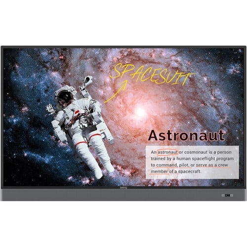 BenQ RM7502K 75 inch 4K UHD interactive flat panel, view 2