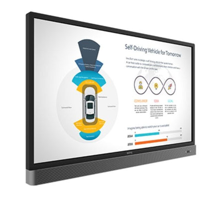 BenQ RP553K 55 inch 4K UHD interactive flat panel, view 2