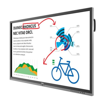 BenQ RP703 70 inch Full HD interactive flat panel, view 2