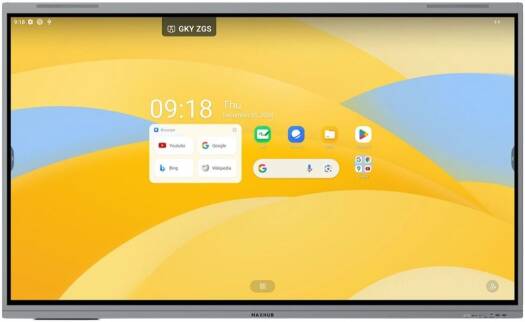 MAXHUB S6520 65 Inch 4K UHD Interactive Flat Panel with 50-Point Touch and Google EDLA