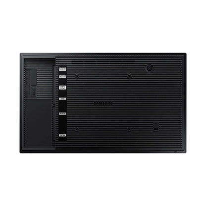 Rear interface of Samsung model LH13QBRBGBGCXUE showing HDMI and RJ-45 connectivity terminals. MoIAT compliant industrial hardware for regional GCC projects with fast local delivery from the Trianze Tech Dubai hub.