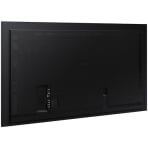 Back panel structure of Samsung model LH85QMRBPGC/ZN showing HDMI 2.0, DisplayPort 1.2, and RS-232C control ports. MoIAT compliant industrial signage for regional GCC projects available at trianzetech.ae.