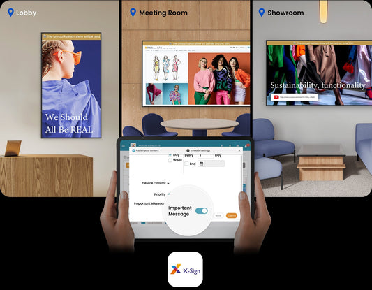 BenQ SL7504 75 inch 4K UHD Pantone Validated smart signage display