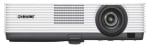 Sony VPL-DW241 projector projecting onto screen in classroom