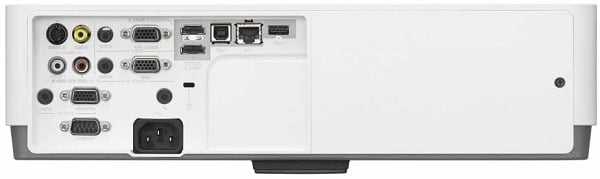 Sony VPL-EW455 connectivity panel with dual HDMI ports