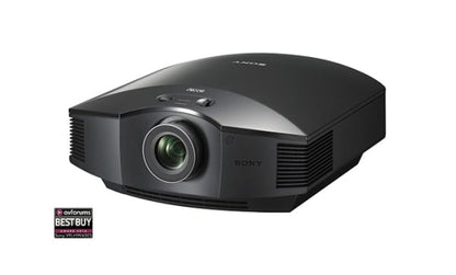 Sony VPL-HW45ES projector lens close up
