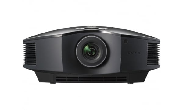 Sony VPL-HW65ES white projector lens close up