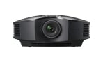Sony VPL-HW65ES white projector angled front view