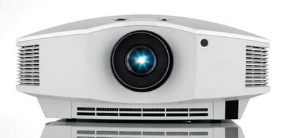 Sony VPL-HW55ES/W home cinema projector in white front view