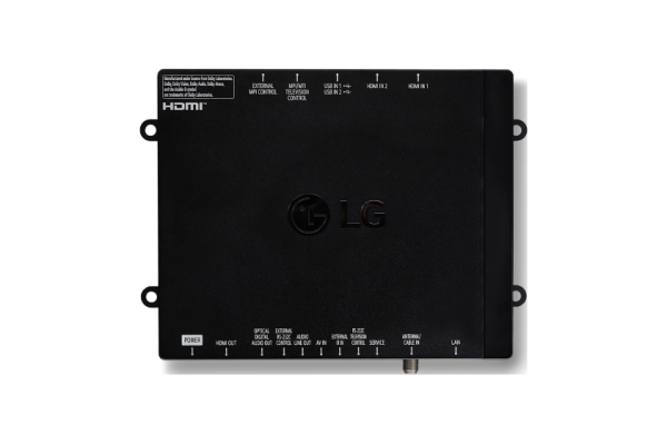 LG STB-6500 Pro Centric Smart Set Top Box front view – webOS 5.0 hospitality IPTV platform UAE