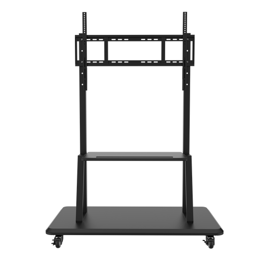 BenQ IT1002 heavy-duty rolling stand with two shelves for 55 to 98 inch displays