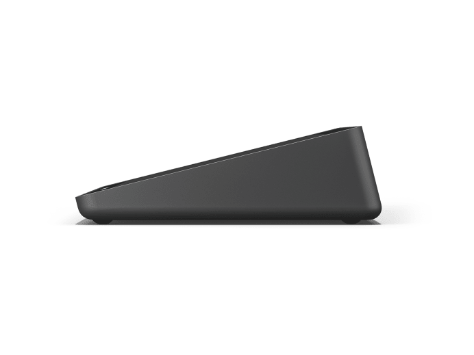 Logitech Tap touch controller angled view