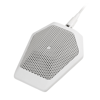 Audio-Technica U851RWb Cardioid Condenser Boundary Microphone, White product photo